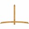 Ekena Millwork Bellingham Rough Sawn Timber Gable Bracket, Western Red Cedar, 84"W x 56"H x 4"D x 4"F, 16/12 Pitch GBW084X56X0404BEL00RWR - alternate 1